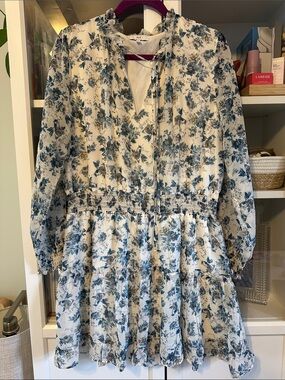 NSR long sleeve floral dress size XL